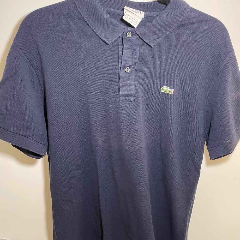 Lacoste Men's Dark Blue Polo Shirt